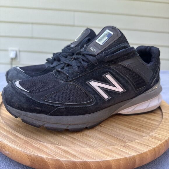 New Balance 990v5 Running Shoes Womens Size 9 D Wide Navy W990BK5 MADE IN USA - Picture 5 of 11